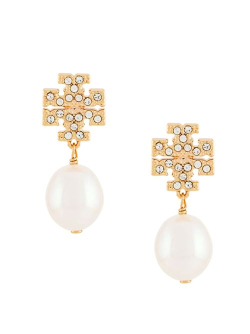 Orecchini pendenti con logo TORY BURCH | 60525137